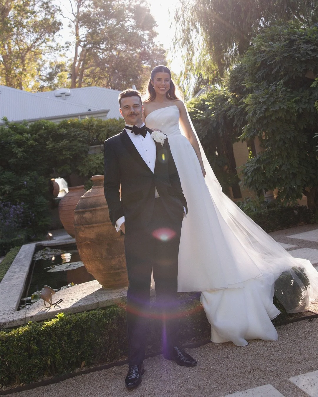 Georgia &amp; James 🤍

Venue @margaretriverssecretgarden 
Photography @tenacresagency 
Video @greatmindsweddings 
Florist @lamyrtle_style_house 
Celebrant @jemilahwrightcelebrant 
Dress @ivorythread_bridal @ellinicolebridal 
Hair @studio_cm_hair @jb