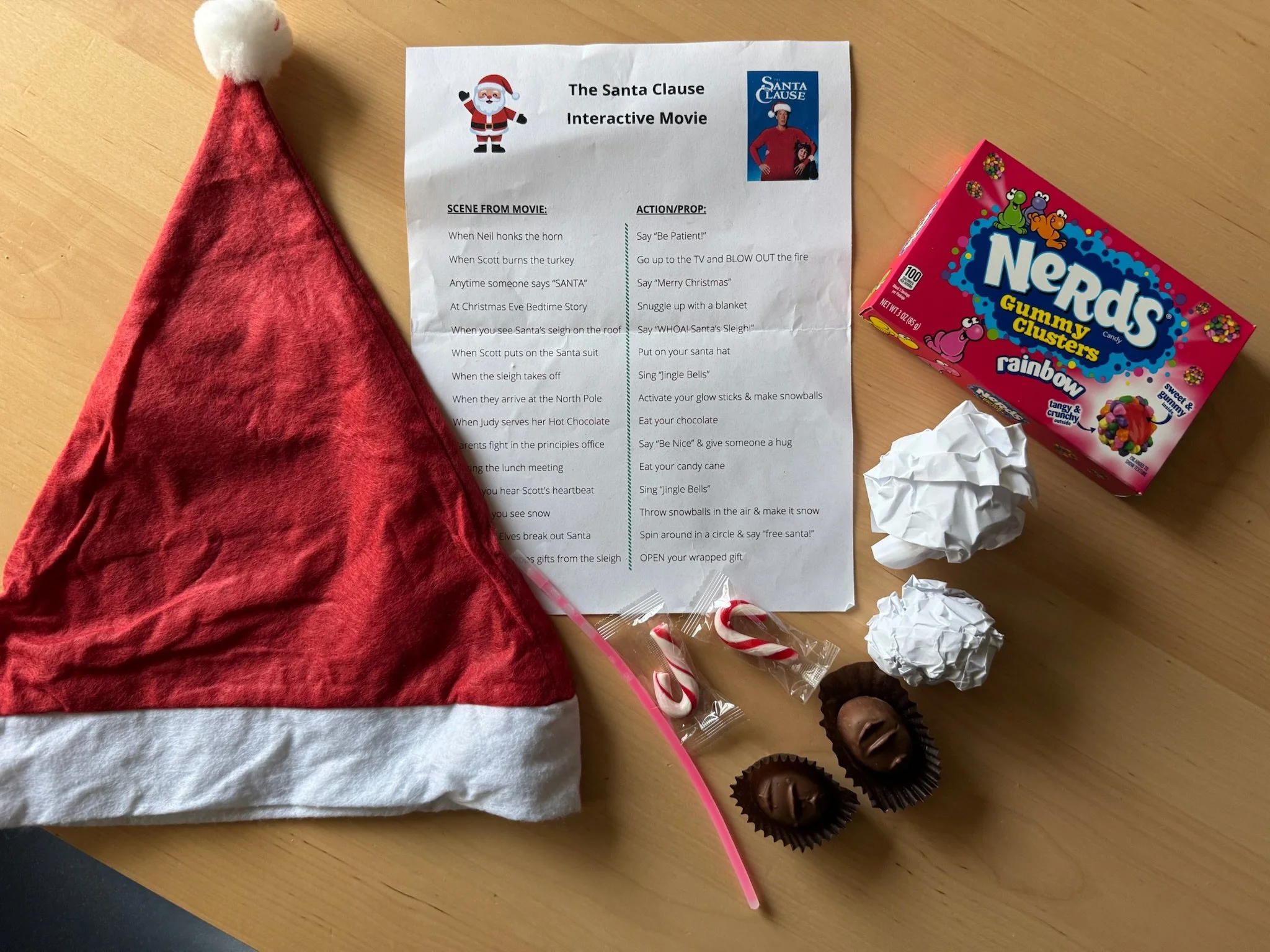 🎅 Interactive Christmas Movie Night: How to Turn ‘The Santa Clause’ Into a Magical Family Experience (Free Printable Included!)