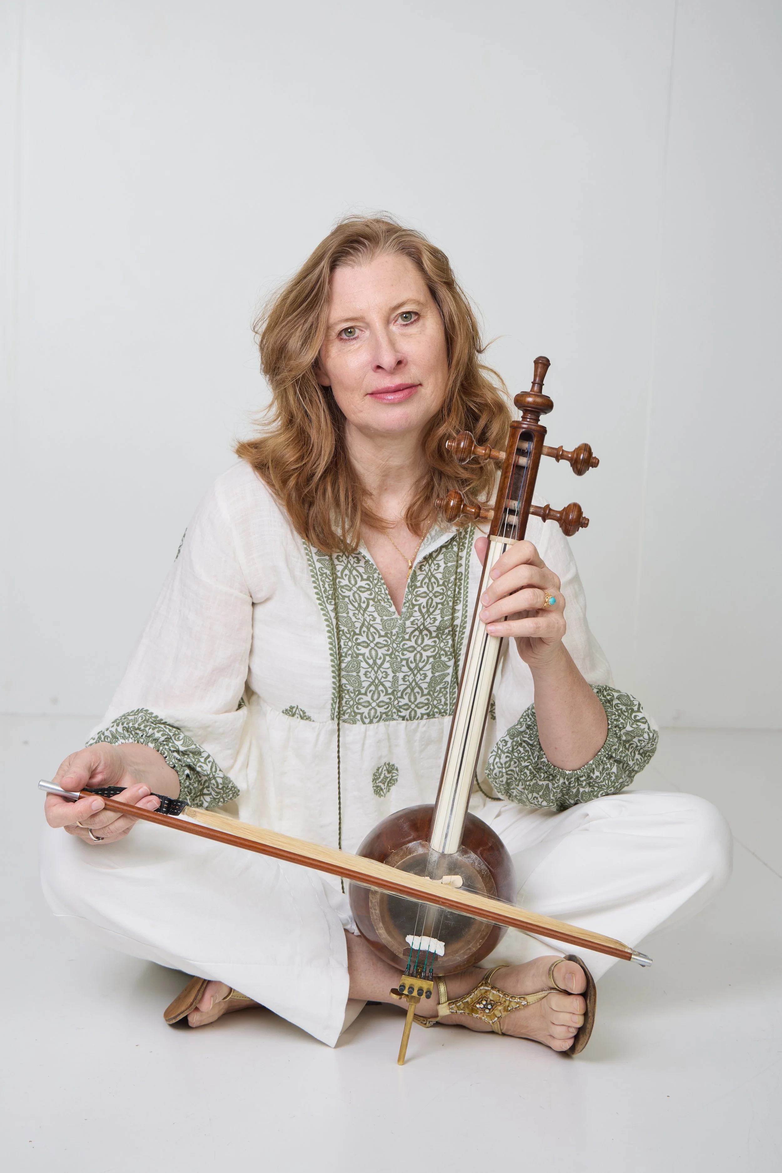 Anna playing Persian Kamancheh