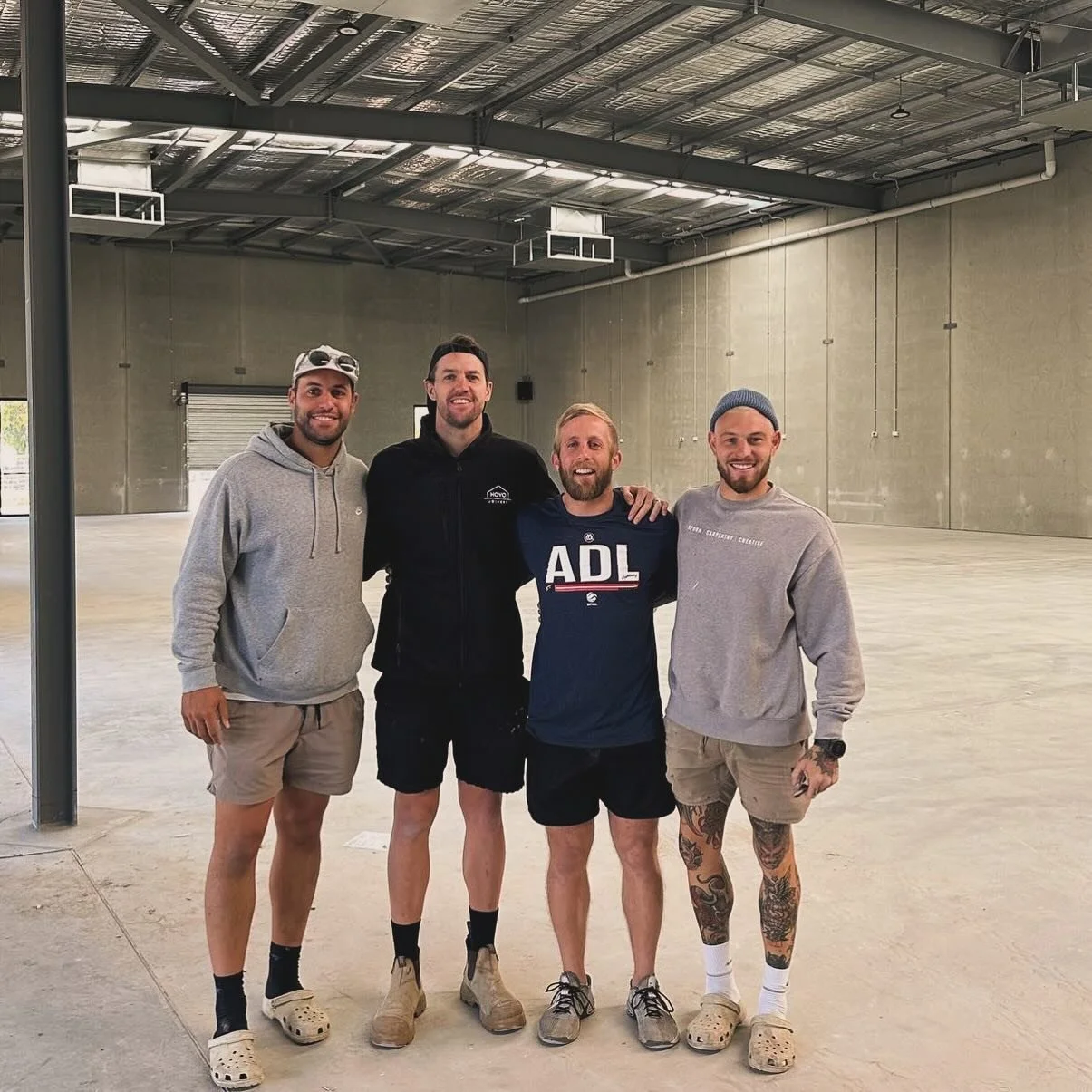Surround yourself with good people and good things will come!! Can&rsquo;t wait to work alongside @scc.pty for the great man @s.c.baker. 

@peaqperformance 2.0 is going to be something else 
Watch this space 

#commercialfitout #westadelaidefootballc