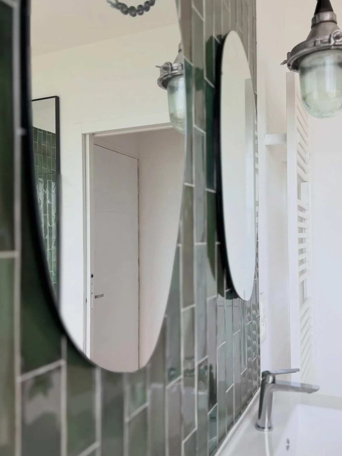 Double miroirs ovales salle de bain Hazebrouck