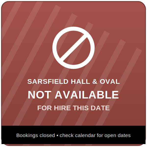 Not Available to Hire