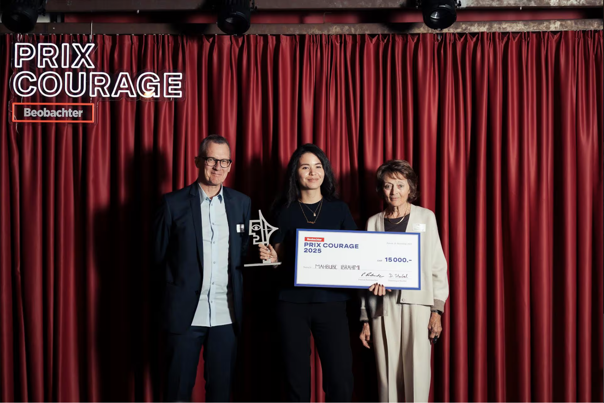 Mahbube Ibrahimi gewinnt den Prix Courage