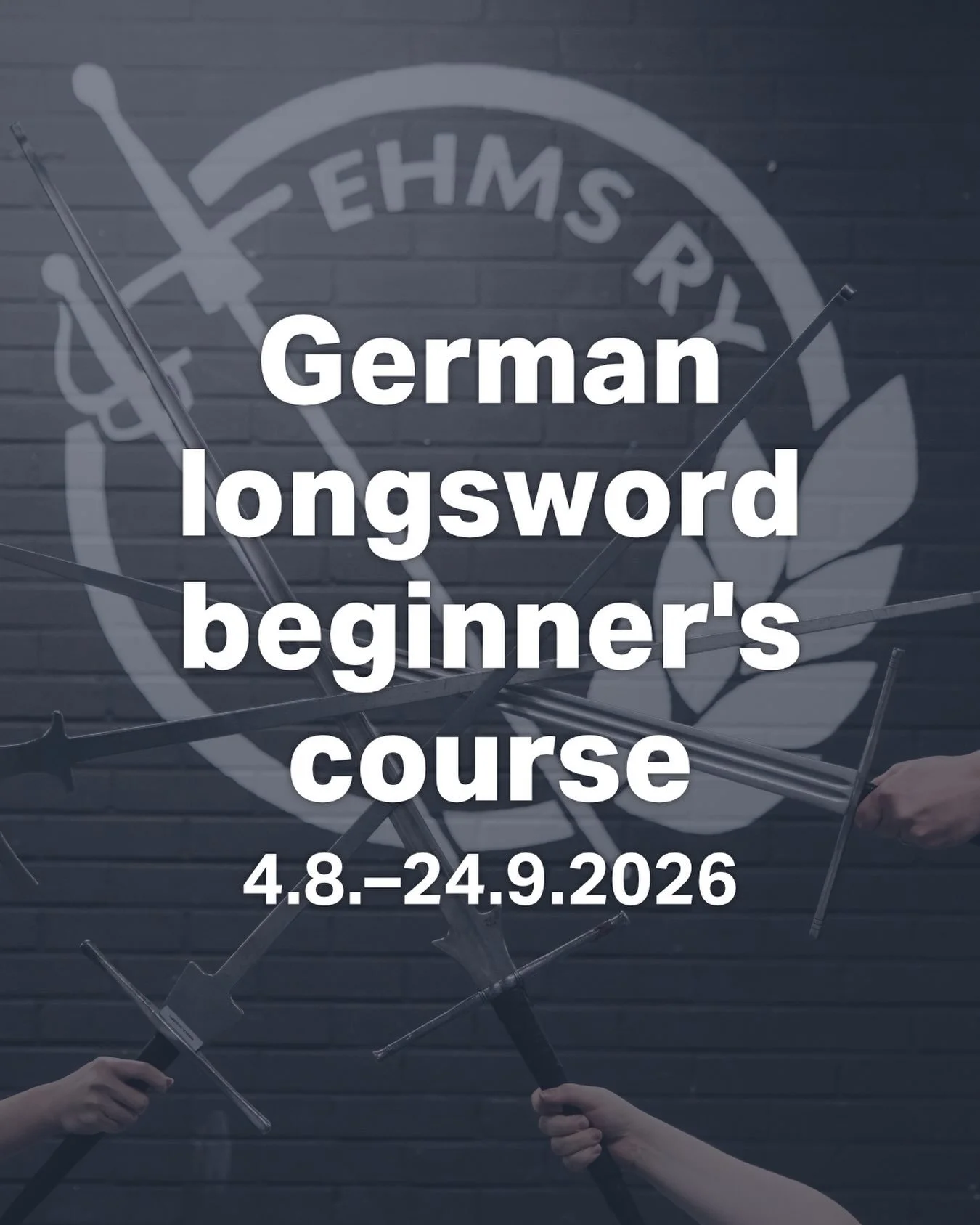 New German longsword beginner&rsquo;s course alert! 🚨 

⚔️ Get your spot through our link in bio! ⚔️

#hema #fencing #sword #longsword