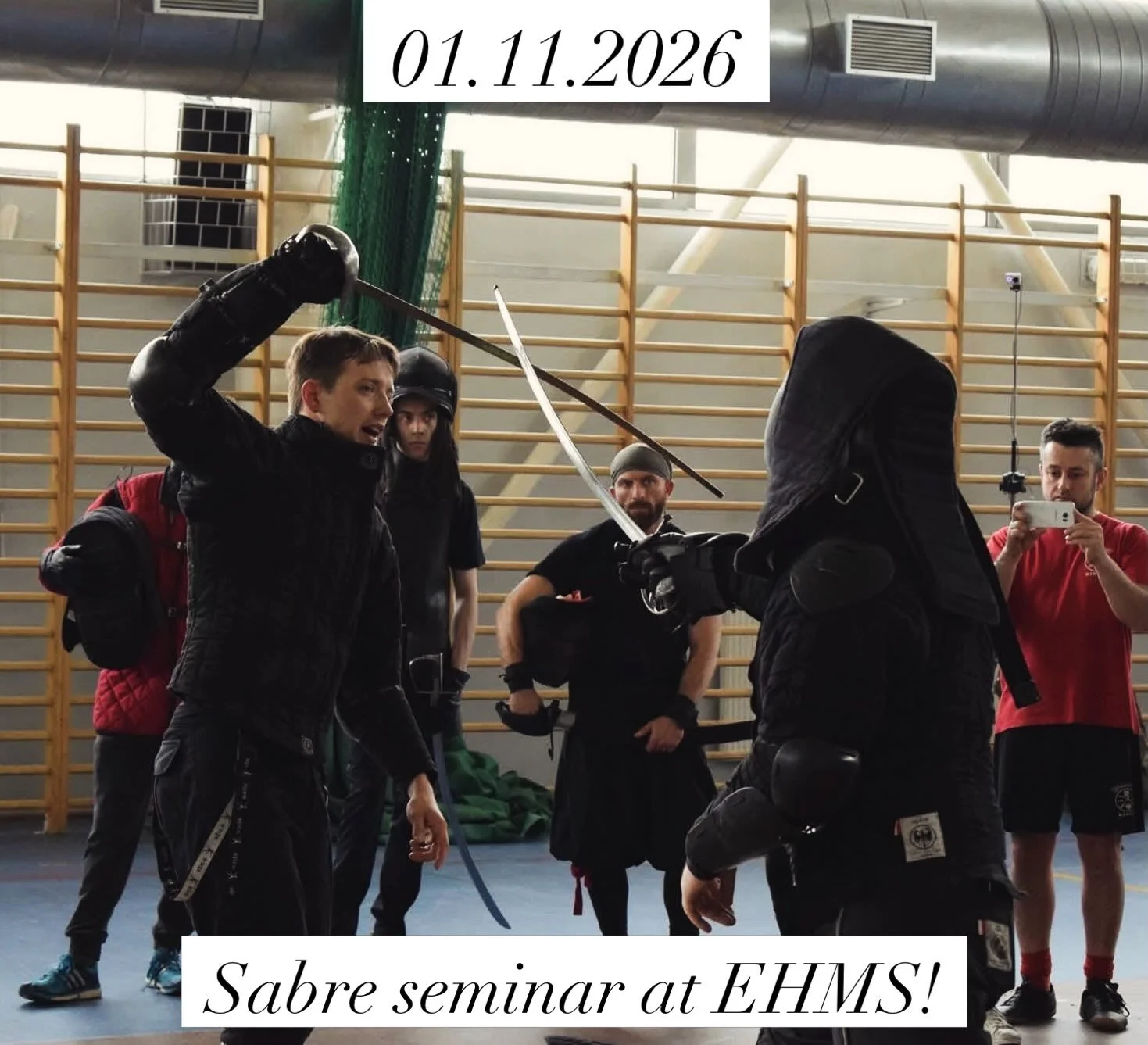 EHMS and @aolbrychski present:

✨Swing heavy saber makes sad head voice quiet✨

Wielding a heavy saber requires not only strength, but also skill. A swordsman must learn a different
rhythm and tempo, as well as how to properly accelerate the weapon s