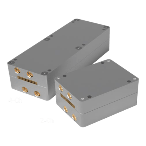 CR2 RF front-end, 2-channel and 4-channel versions