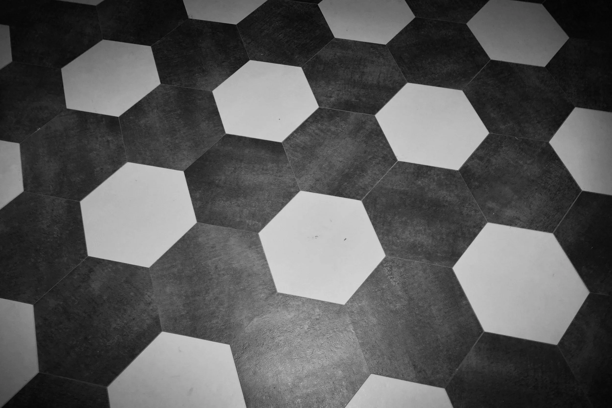 Reception floor detail inside Tuscan villa