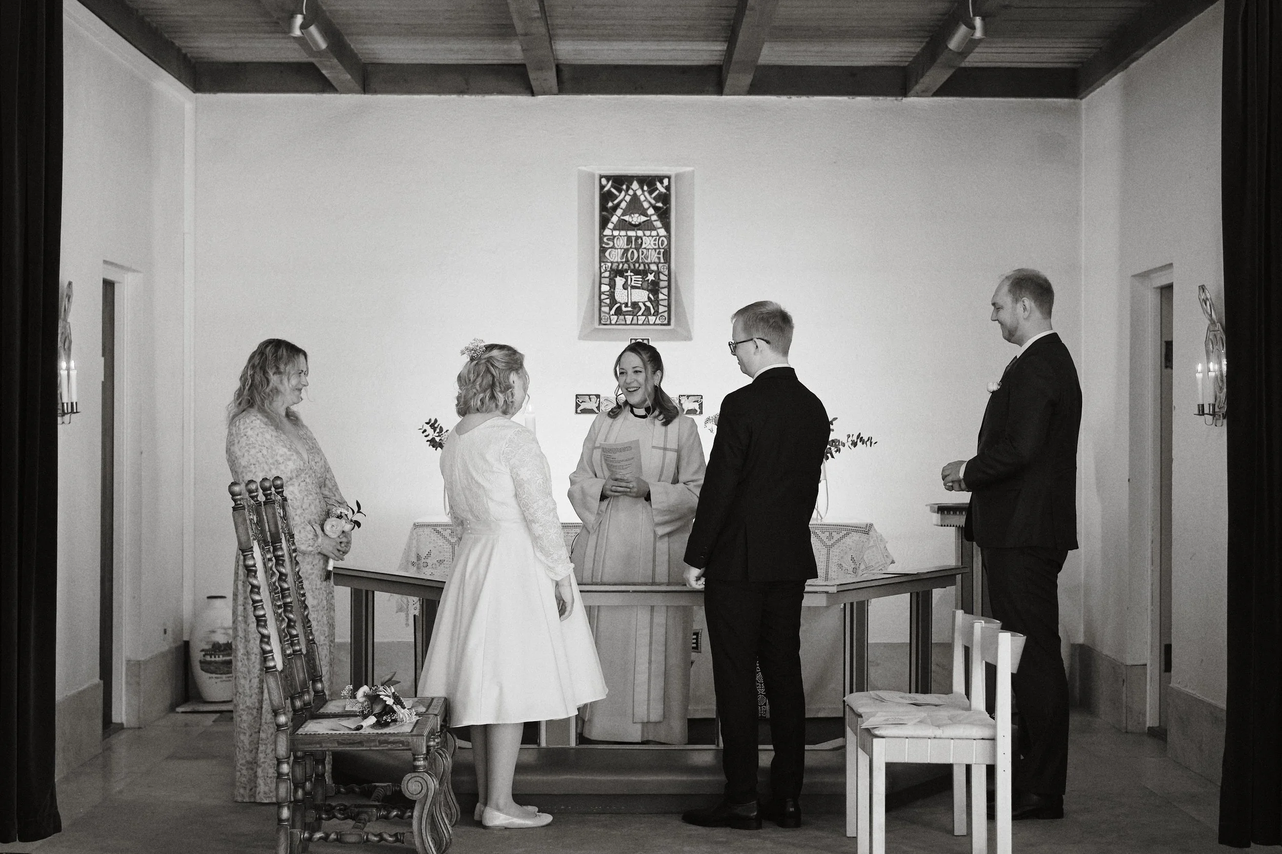 Ceremony at Norwegian Seamen's Church