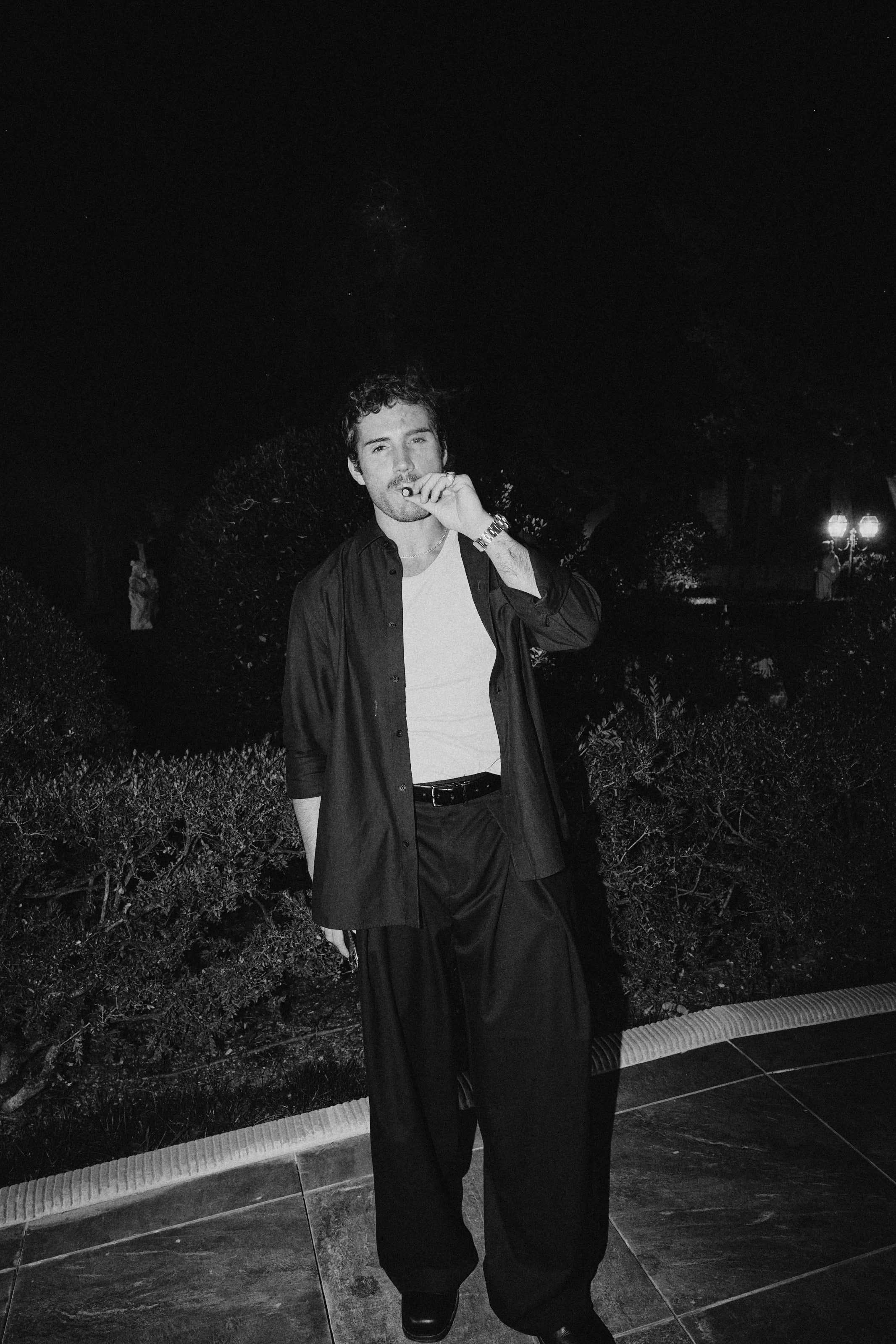 Guest portrait during destination wedding in Tuscany