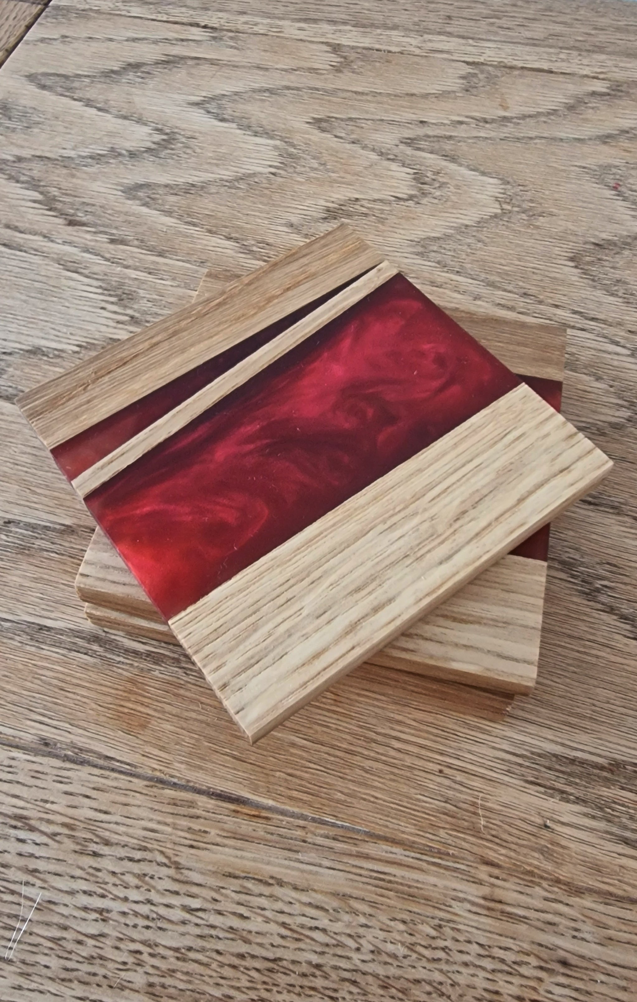 Oak Red Epoxy Coasters 1 Mitchells Wood Studio 1.jpg