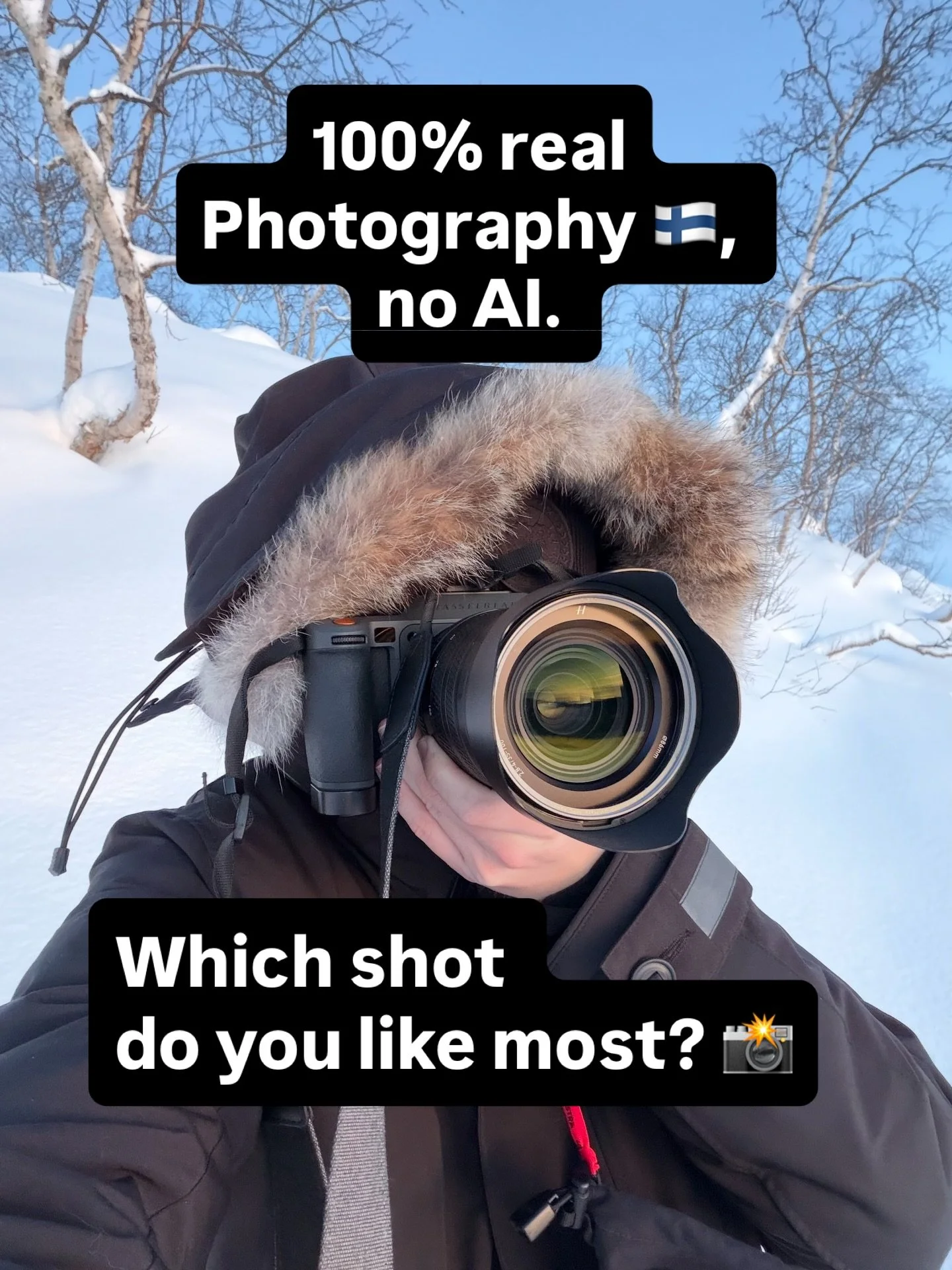 Hi, I&rsquo;m Niko, a nature photographer from Finland 🇫🇮
I only share photos I&rsquo;ve taken myself 📸 no AI, no fake scenes.
People often say my images look &ldquo;photoshopped&rdquo; because they&rsquo;re so unreal, but they&rsquo;re not.
It&rs