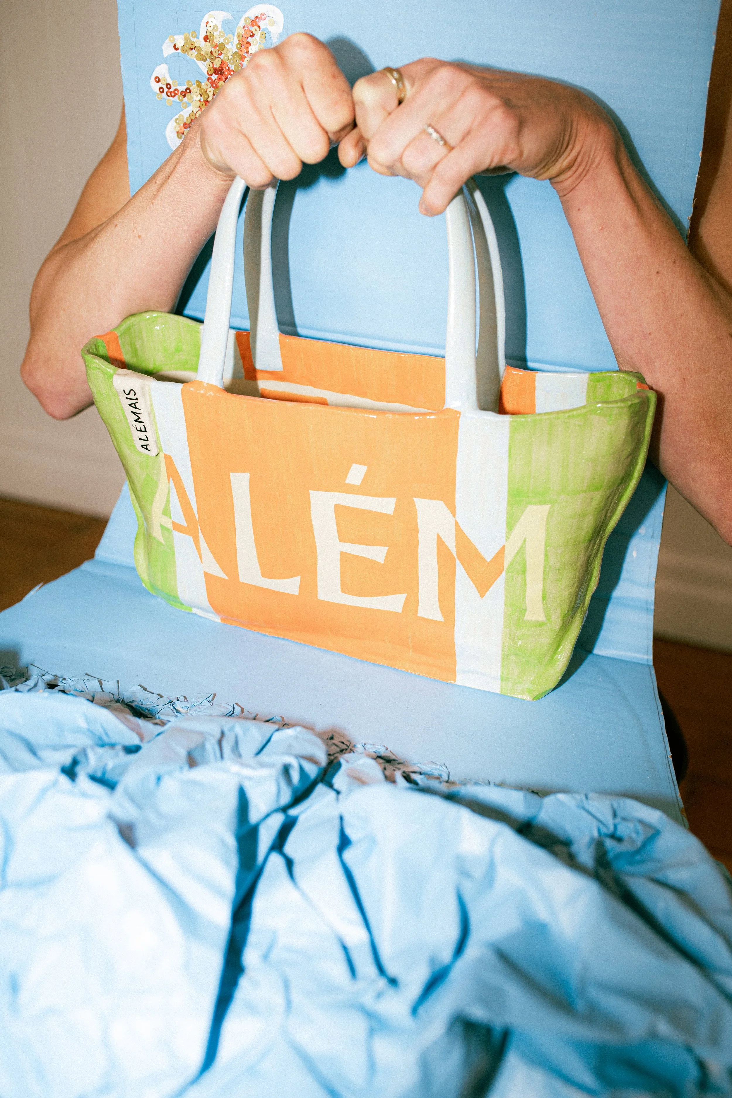 Alemais Players Tote, Ceramic, 2025 