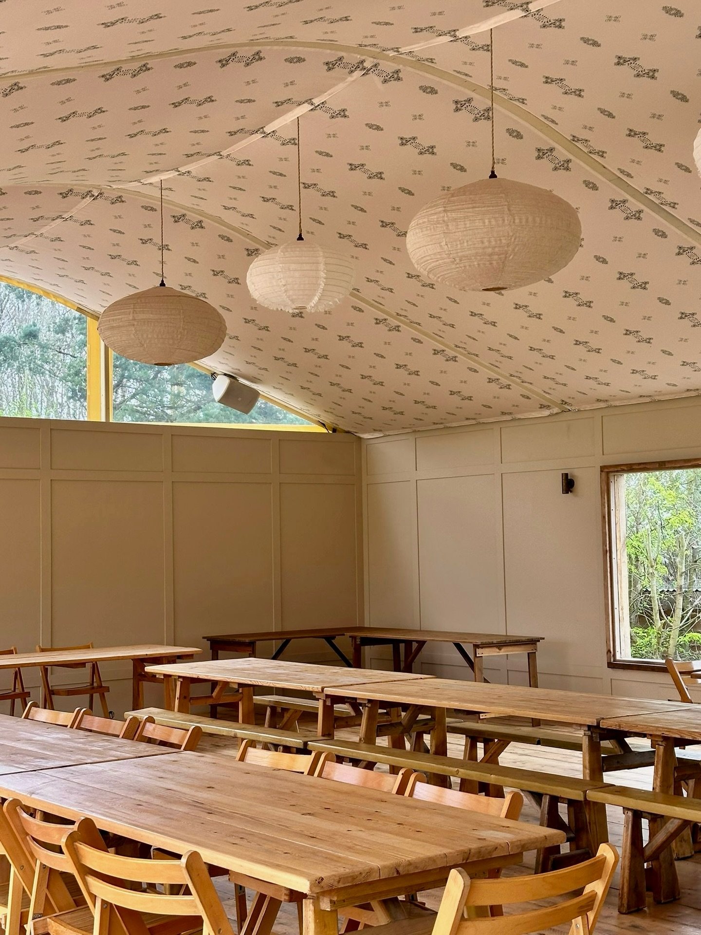 Tey Brook Orchard marquee has had a glow up ✨

We&rsquo;ve reimagined the marquee with oak features, new decking and huge windows that invite the outside in. With updated lighting and heaps of natural light, it seamlessly blends into our orchard land