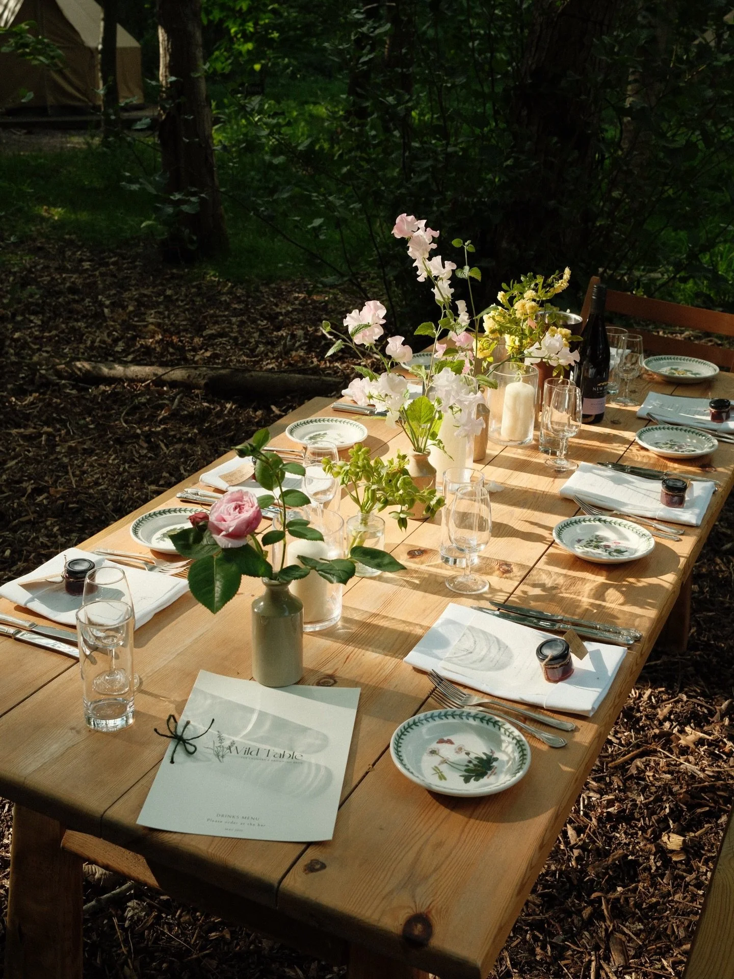 Our May Wild Table is now full 🌿

We can&rsquo;t wait to welcome you to our woodland restaurant in less than a month! When we&rsquo;ll also reunite with @melwinebrown and @brixtonlaundry ✨ 

If you missed out on dining in nature this time, look out 