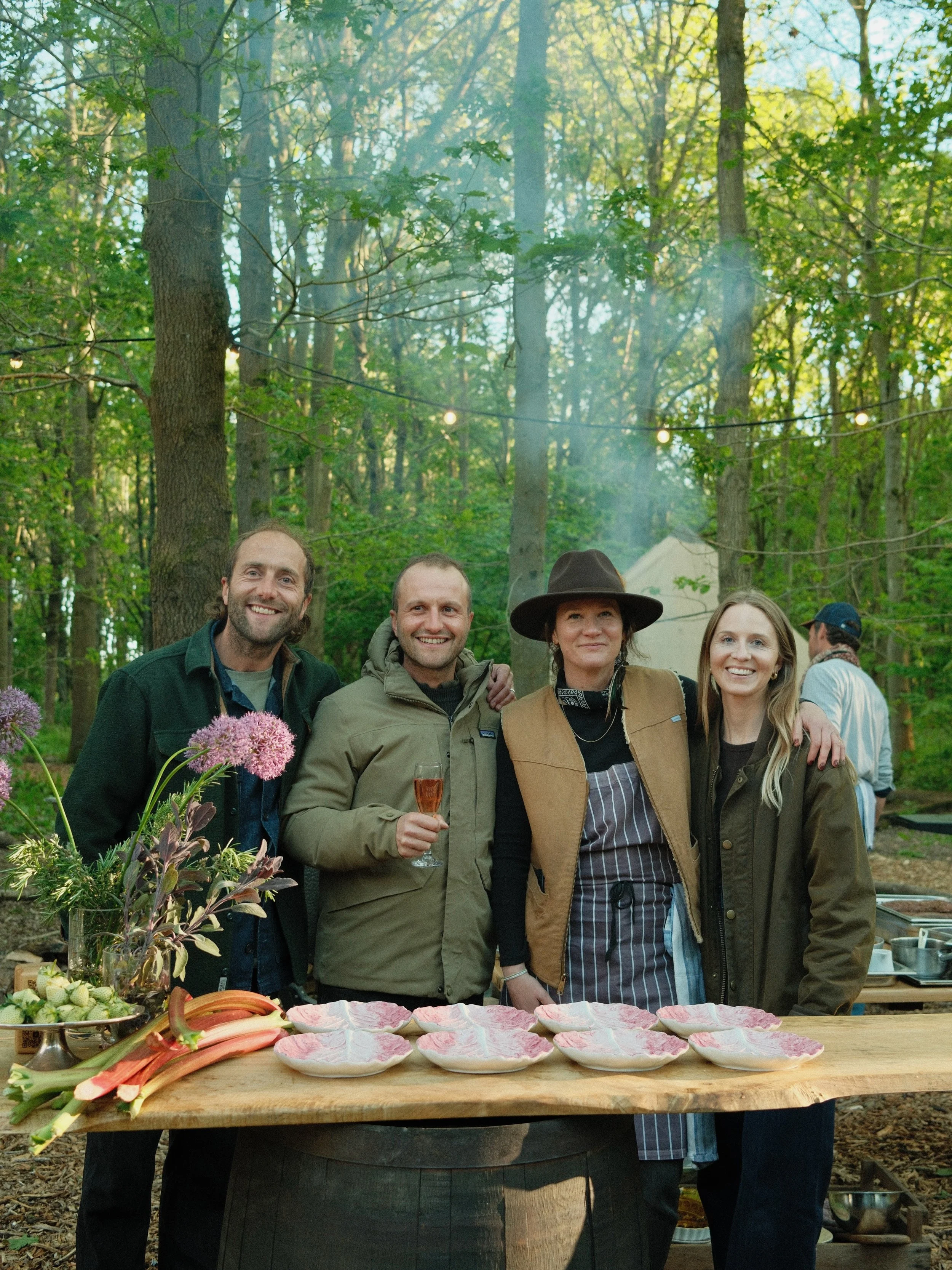 Our May Wild Table weekend already feels like a dream ✨ Fresh off being featured in @condenasttraveller as a top wild kitchen experience, it lived up to the magic in every way.

This weekend was the first outing for our Tey Brook Organic Farm sparkli