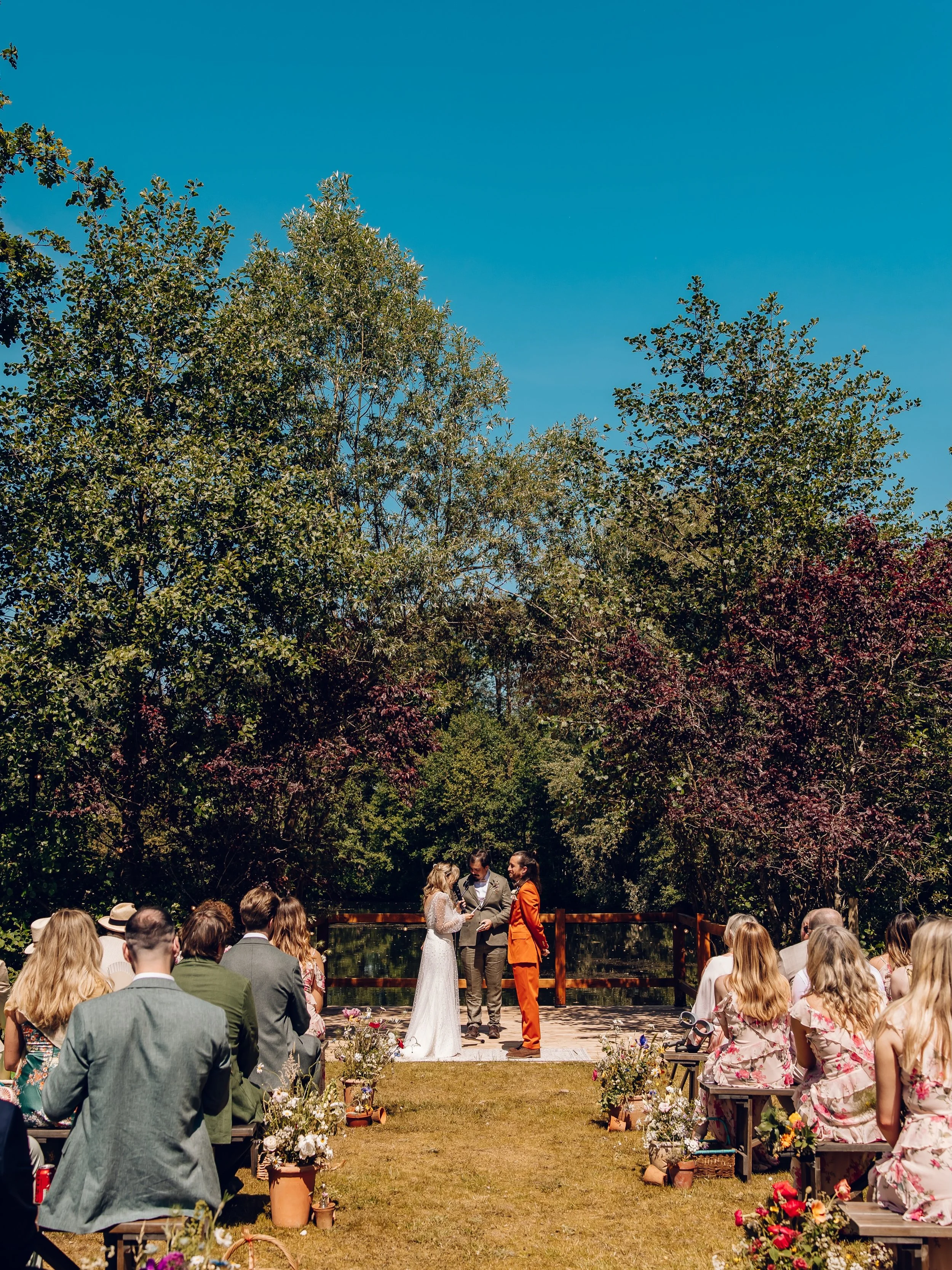 Jem &amp; Lu&rsquo;s Wedding at Chalkney Water Meadows on 24th May 🌸💛🌿🦋

Beautifully shot by @chloeleephoto 

Our 2026 calendar is nearly full. Get in touch to discuss 2027 and 2028 weddings 🗓️