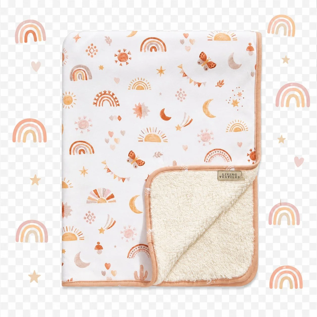 Living Textiles - Jersey Sherpa Blanket