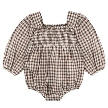 Lily LS Puff Choc-Gingham romper.jpeg