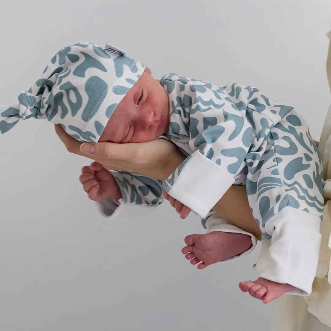 A&A Cotton Romper - Blue Abstract.jpg