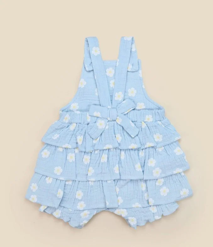 Daisy blue overall romper - Back .jpg