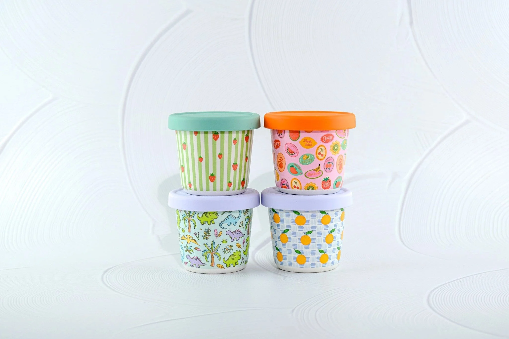 BBcino - Bamboo Reusable Snack Pots - 220ml
