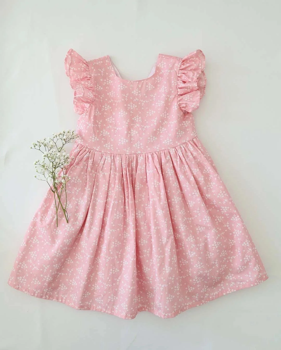 Girl Alice Blossom Pink Two-Way Dress (100% Cotton)