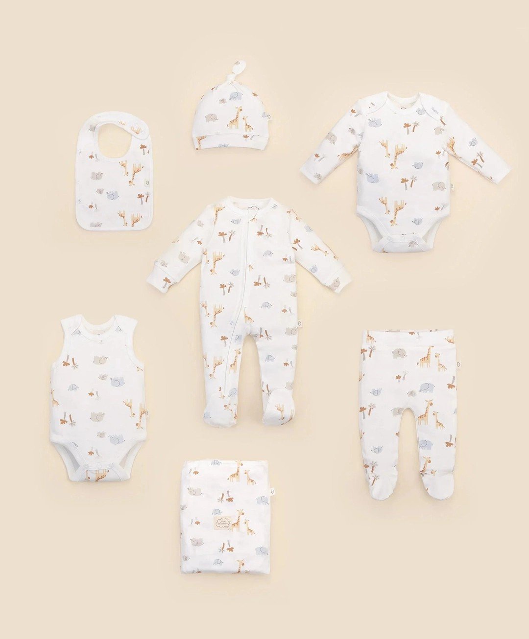 Lummi - Organic Cotton 6PC Essentials Set - Safari