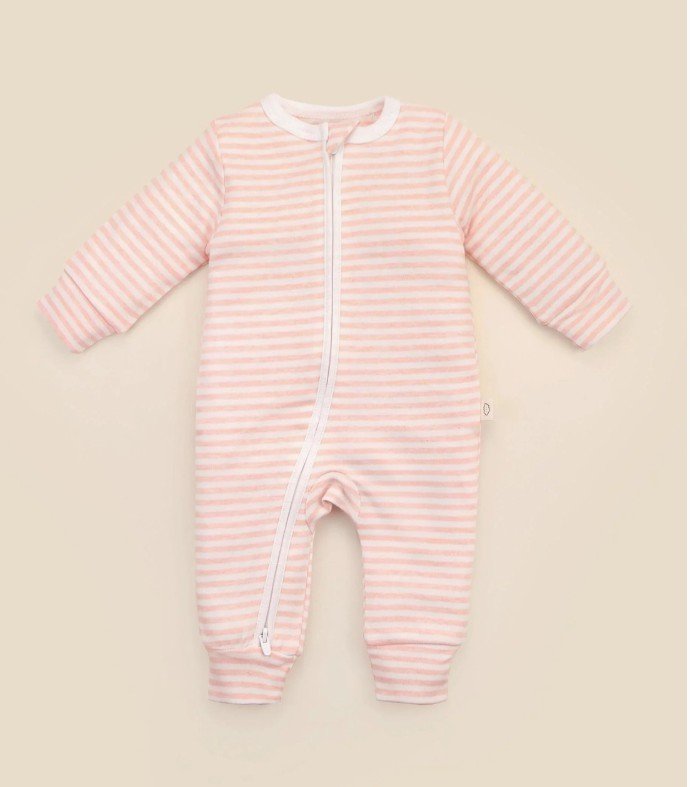 Pink Stripe LS Romper .jpg
