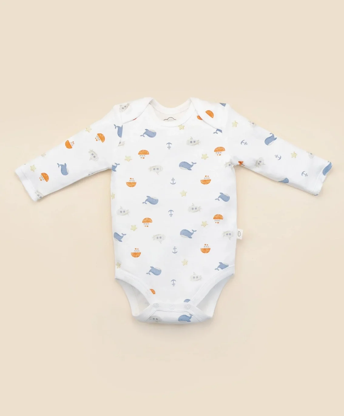 Lummi - Organic Cotton Waffle Long Sleeve Bodysuit