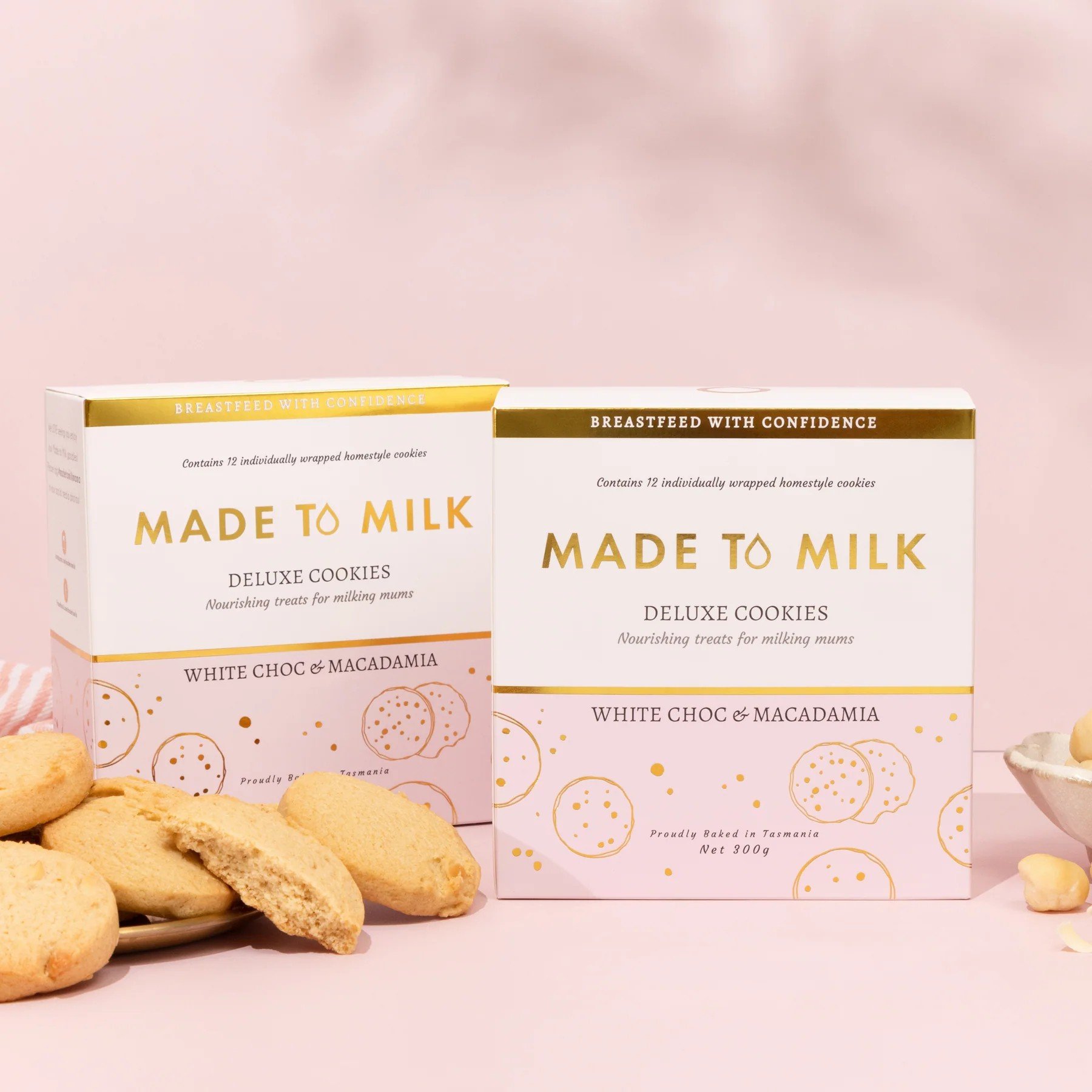 Made to Milk - White Choc & Macadamia Nut Cookie Packet Mix