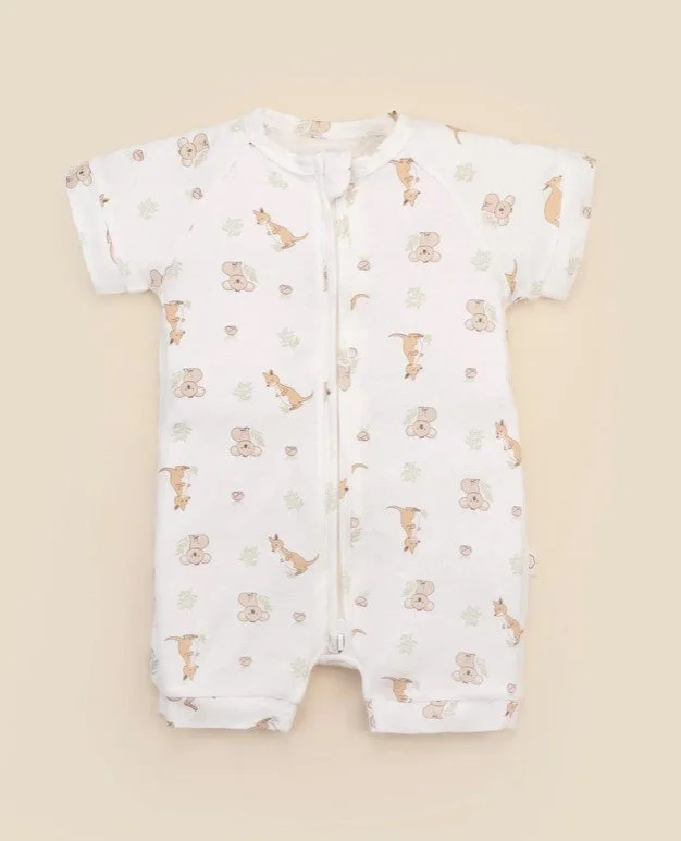 Lummi - Bamboo zip rompers
