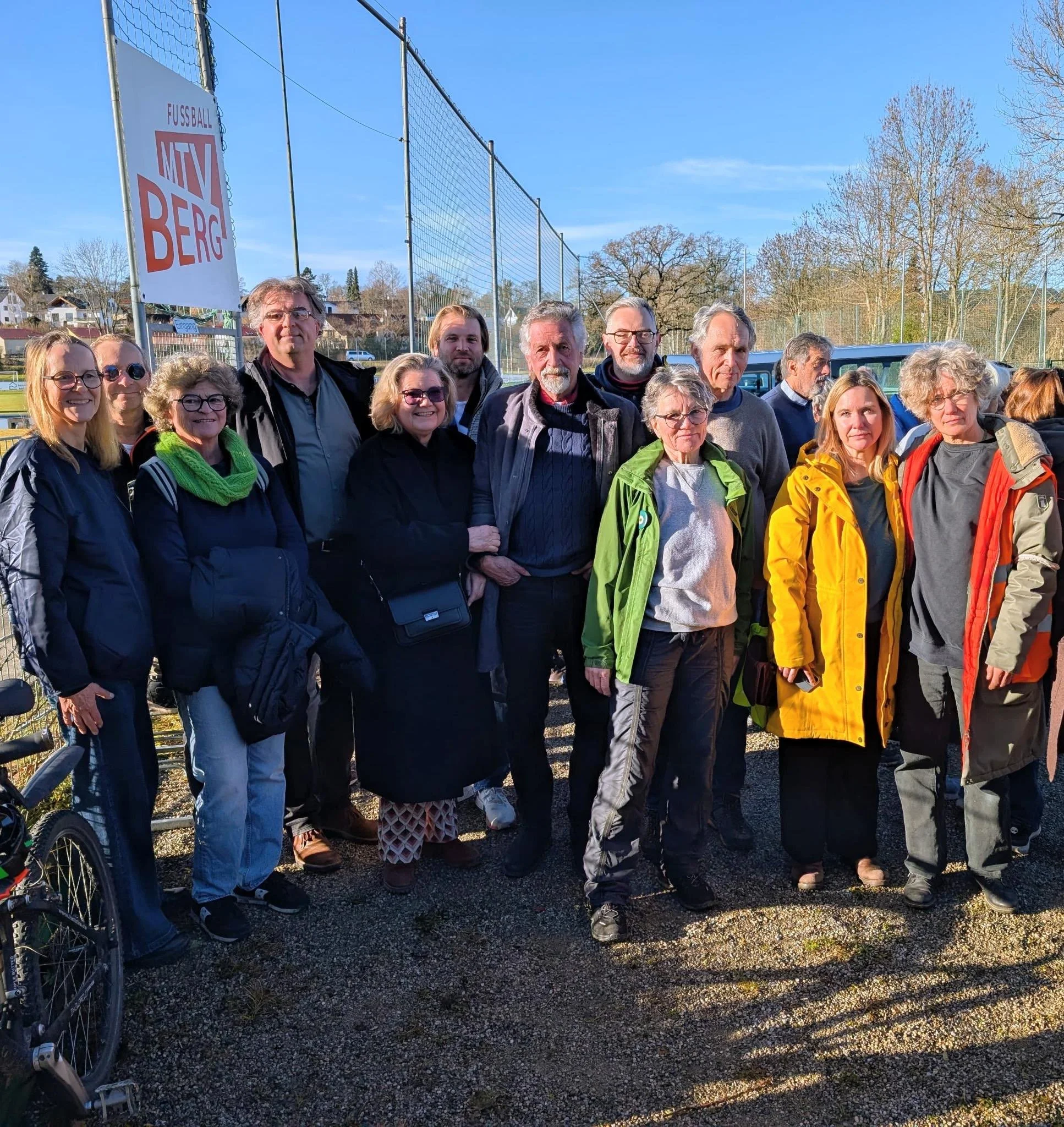 Unterstützung beim Protest in Berg am 9.12.2025