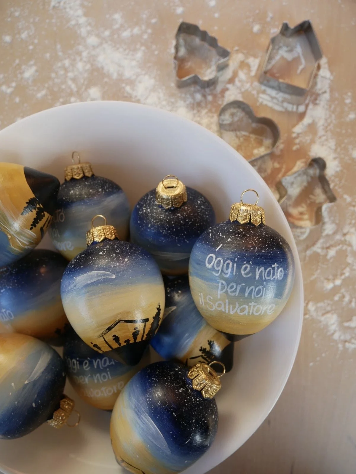 Pallina in ceramica - Natività