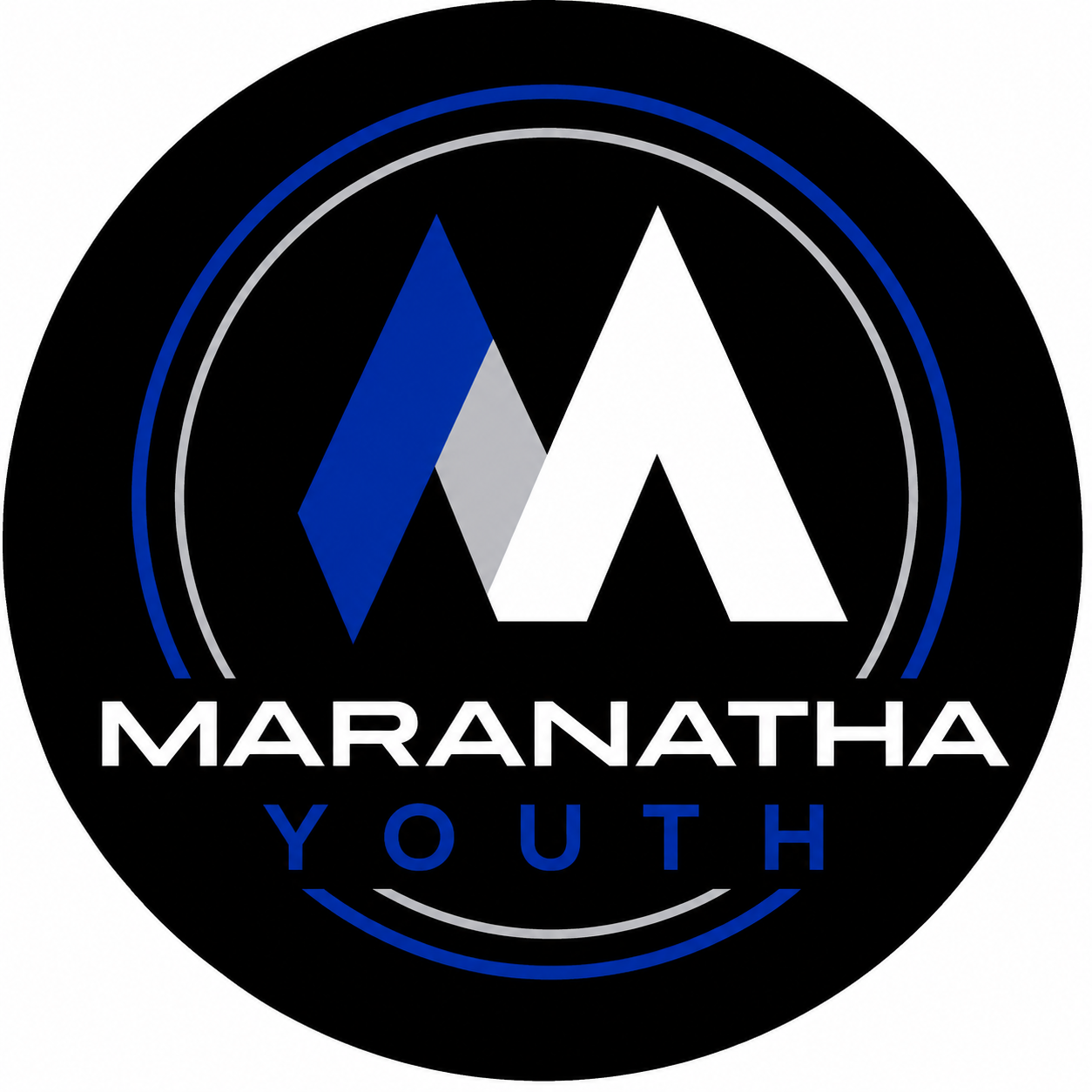 M Logo. Text says Maranatha Youth.