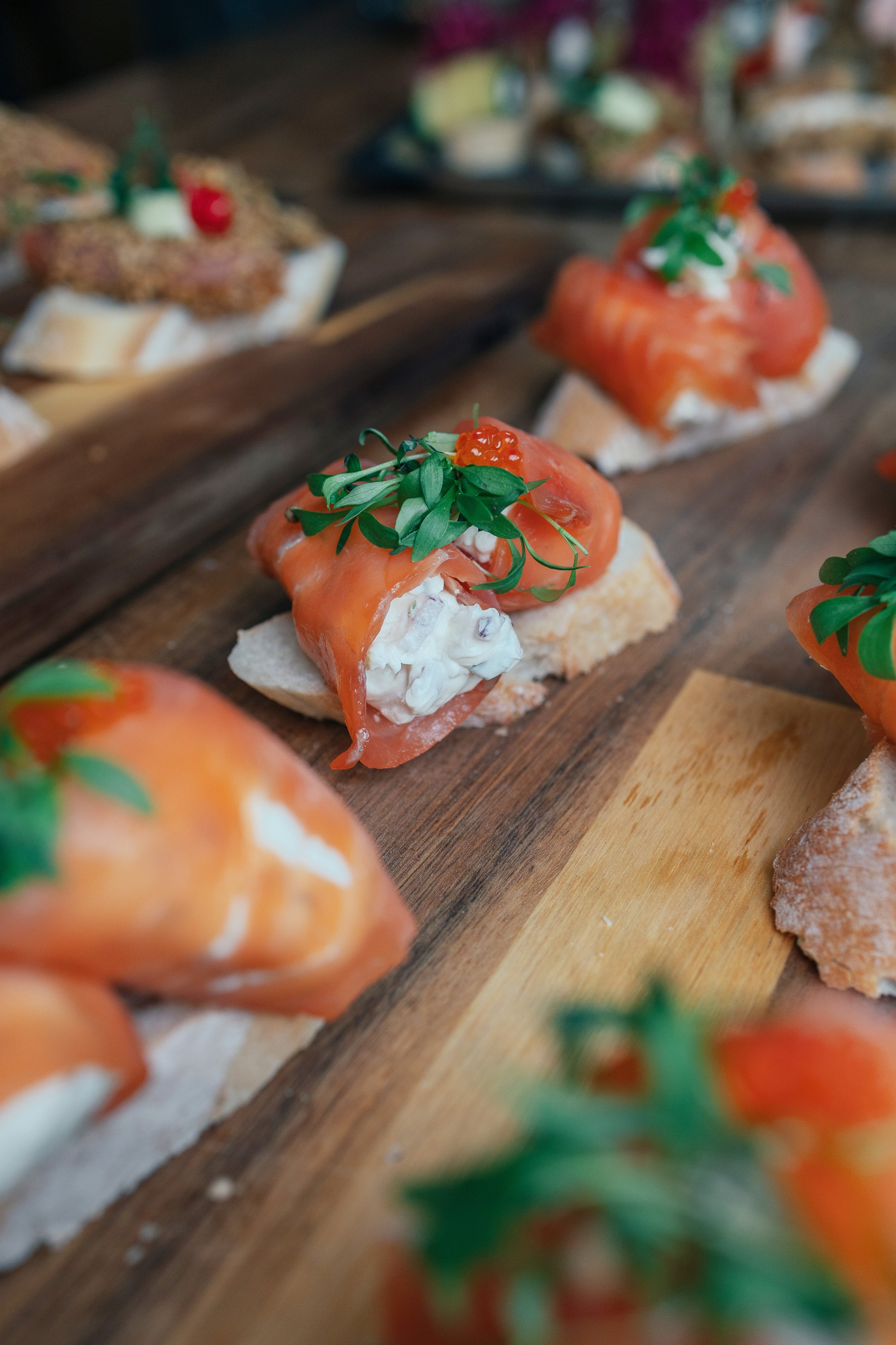 Casa La Qia - Pintxo Rollito de salmon