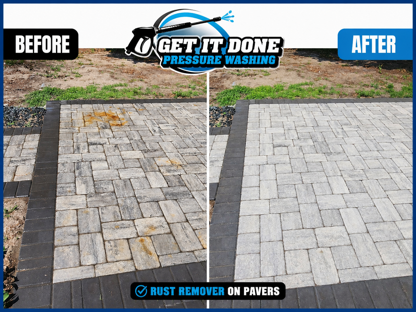 Paver Rust Removal