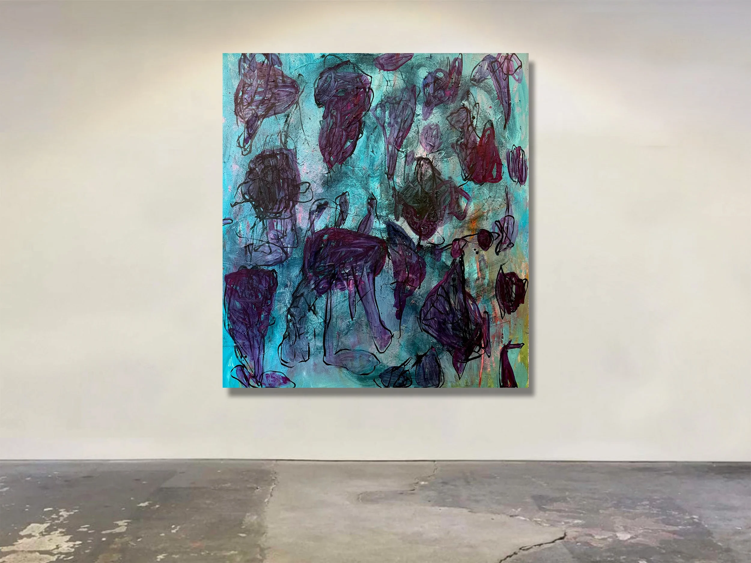 'Quick thinkers' (2023) - Contemporary Figurative Expressionist Art ...
