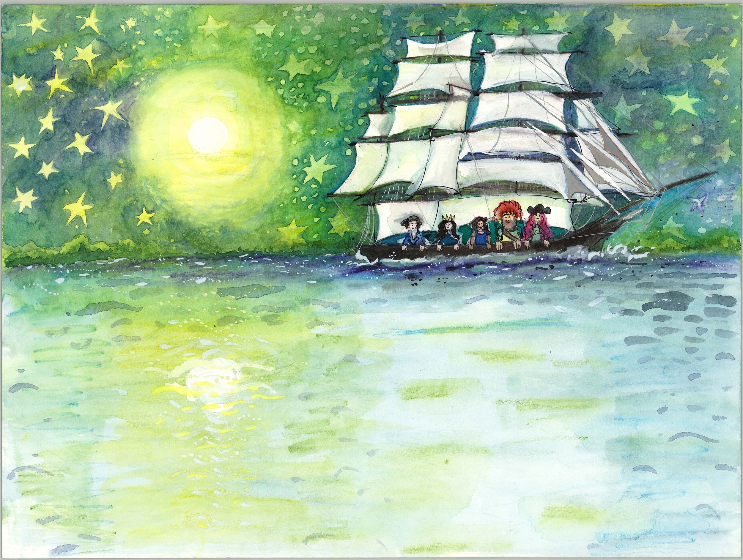 Sadie and the Sea Dogs © Anita Joice