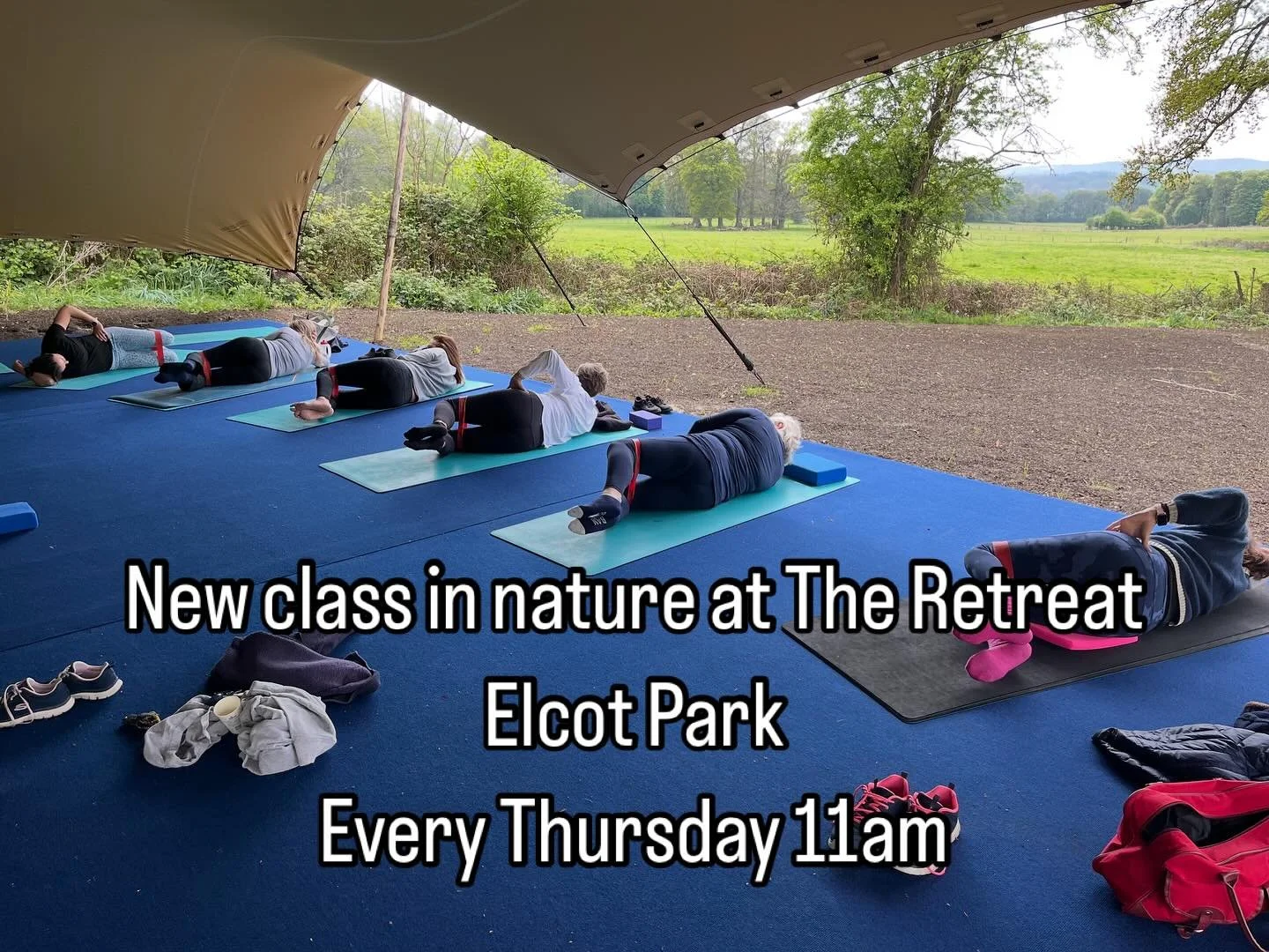 Today kicks off my new Thursday morning class out in the elements at The Retreat Elcot Park open to members and non-members. For more info or to book in a trial class get in touch 💪