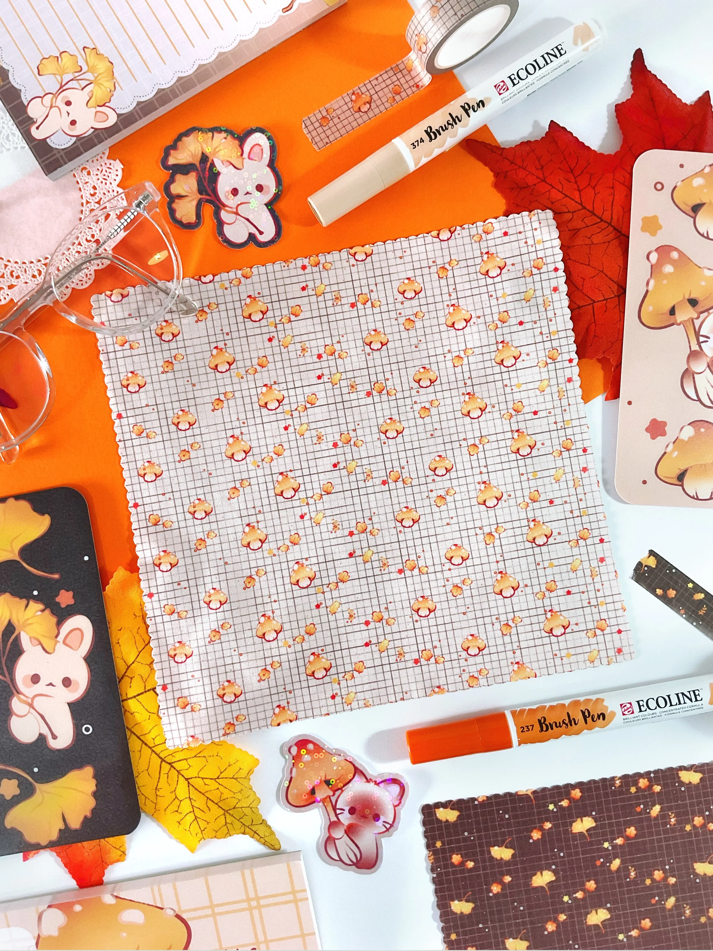 Mushroom Glass Cleaning Cloth