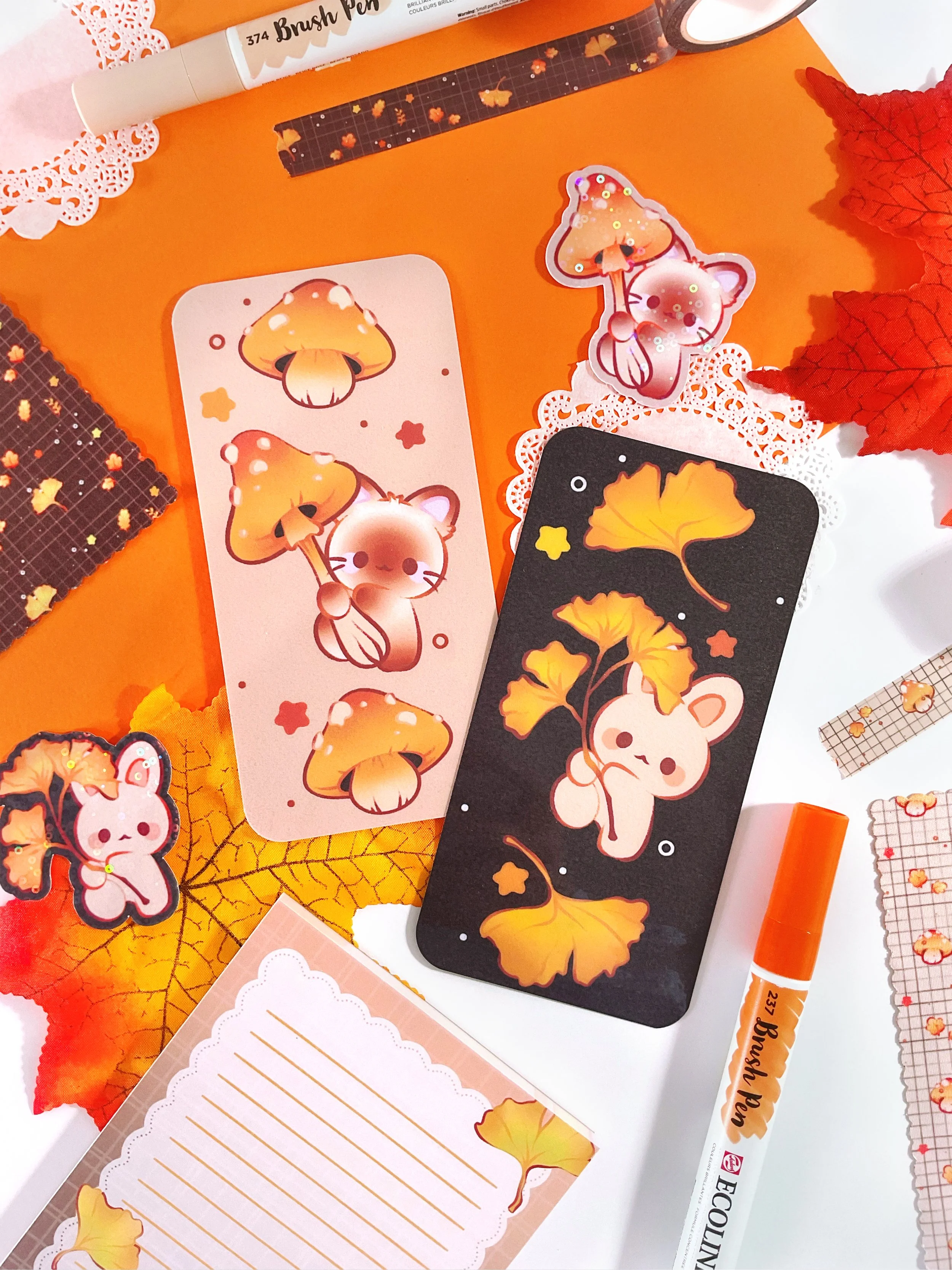 Cozy Autumn Bookmarks