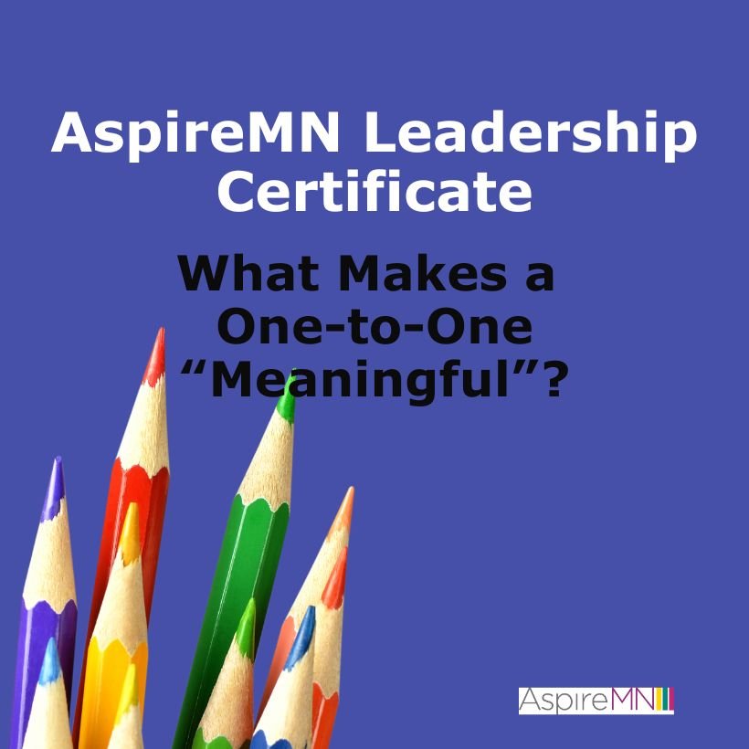 What Makes a One-to-One “Meaningful”?