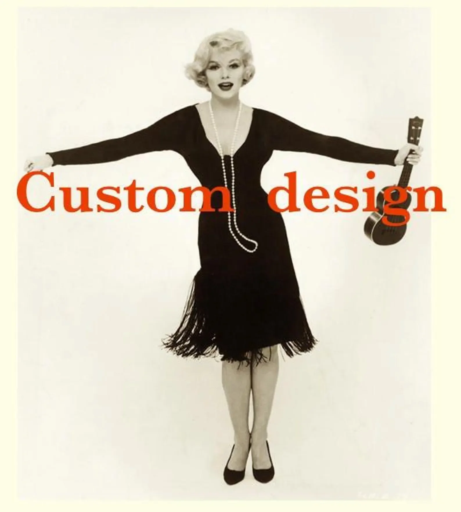 CUSTOM DESIGN paper sewing pattern.