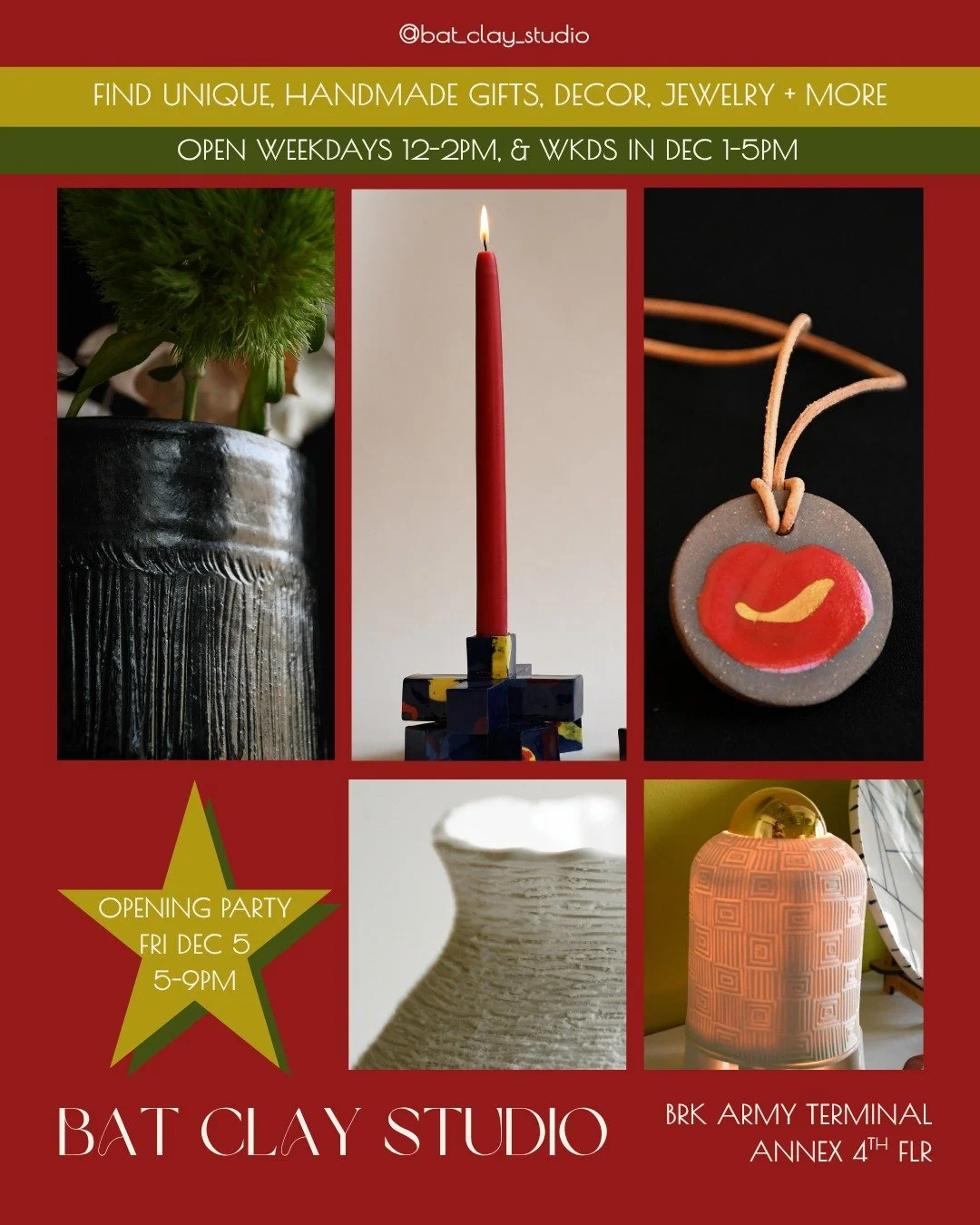 Neighbors! Ceramics enthusiasts! Gift-needers! YOU are invited to our opening party on Friday, December 5, 5-9pm. Stop by to enjoy the refreshments, the chance to see the studio, and the INCREDIBLE work on offer.

It's not about ticking people off yo