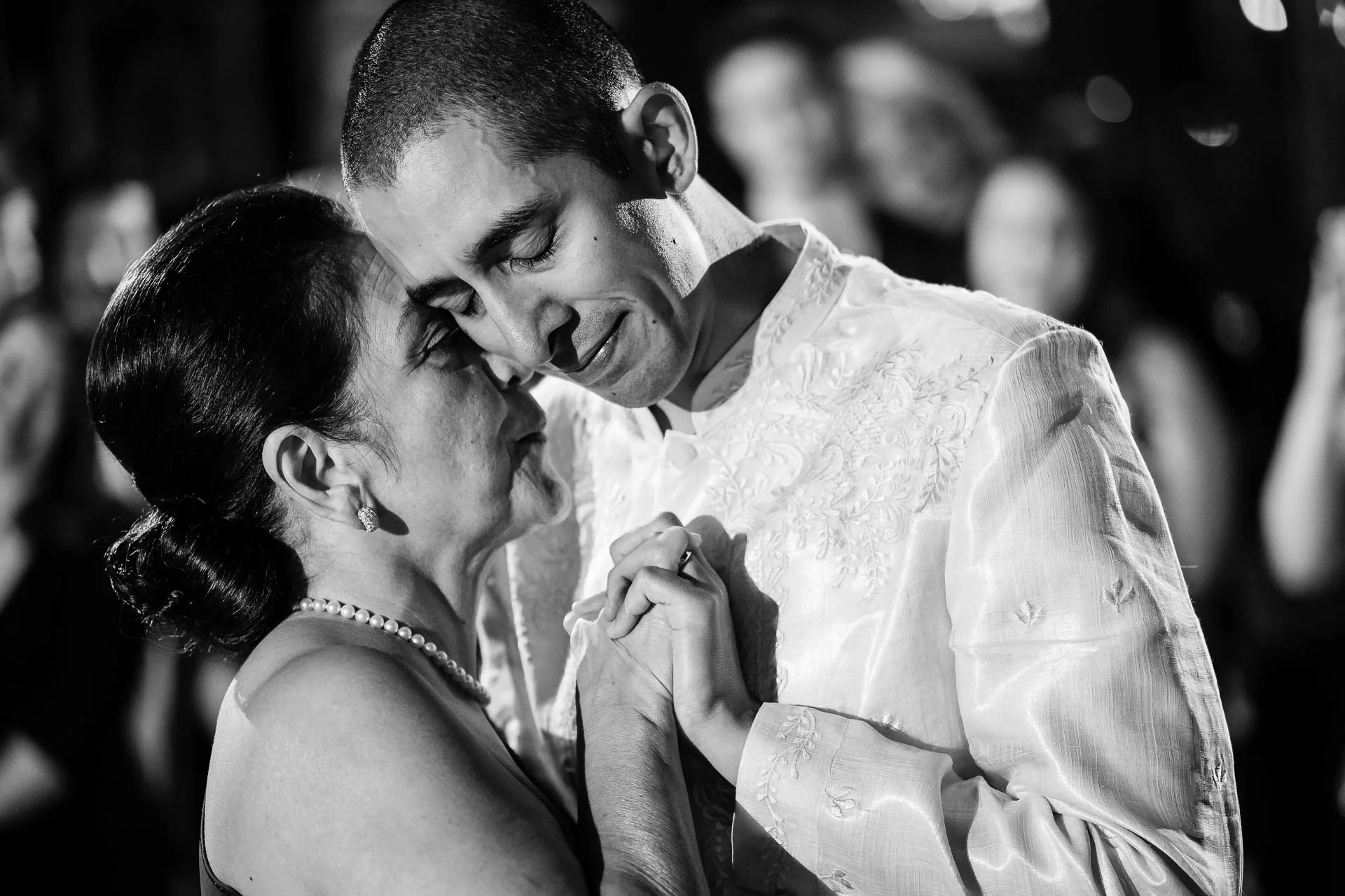 Salvage One | tender moment between mother and son during their wedding dance | Chicago IL
