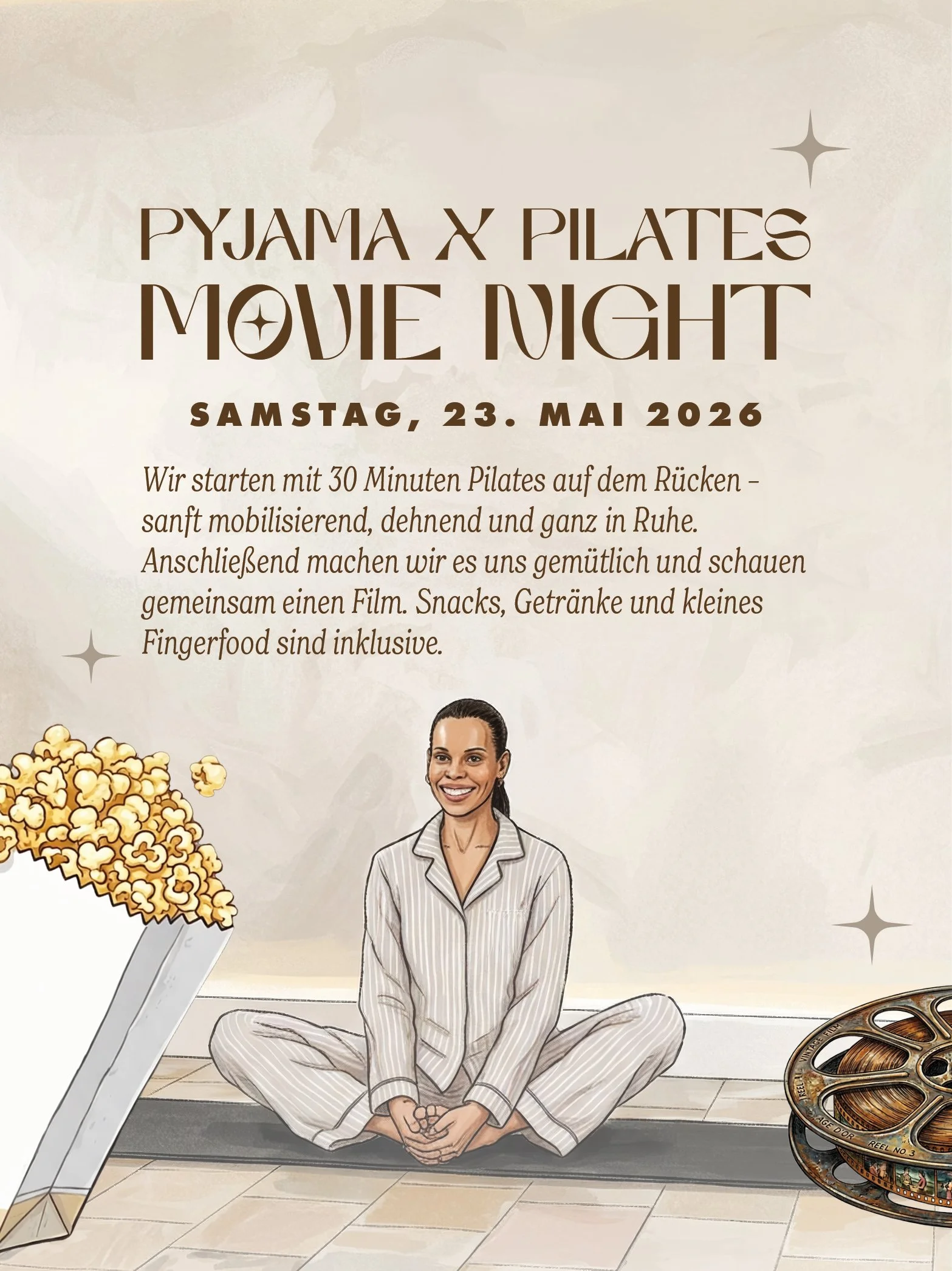 Pyjama x Pilates x Movie Night in Schwanfeld - 23. Mai 2026