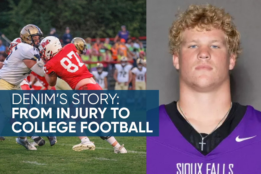 Denim’s Story: From Injury to College Football