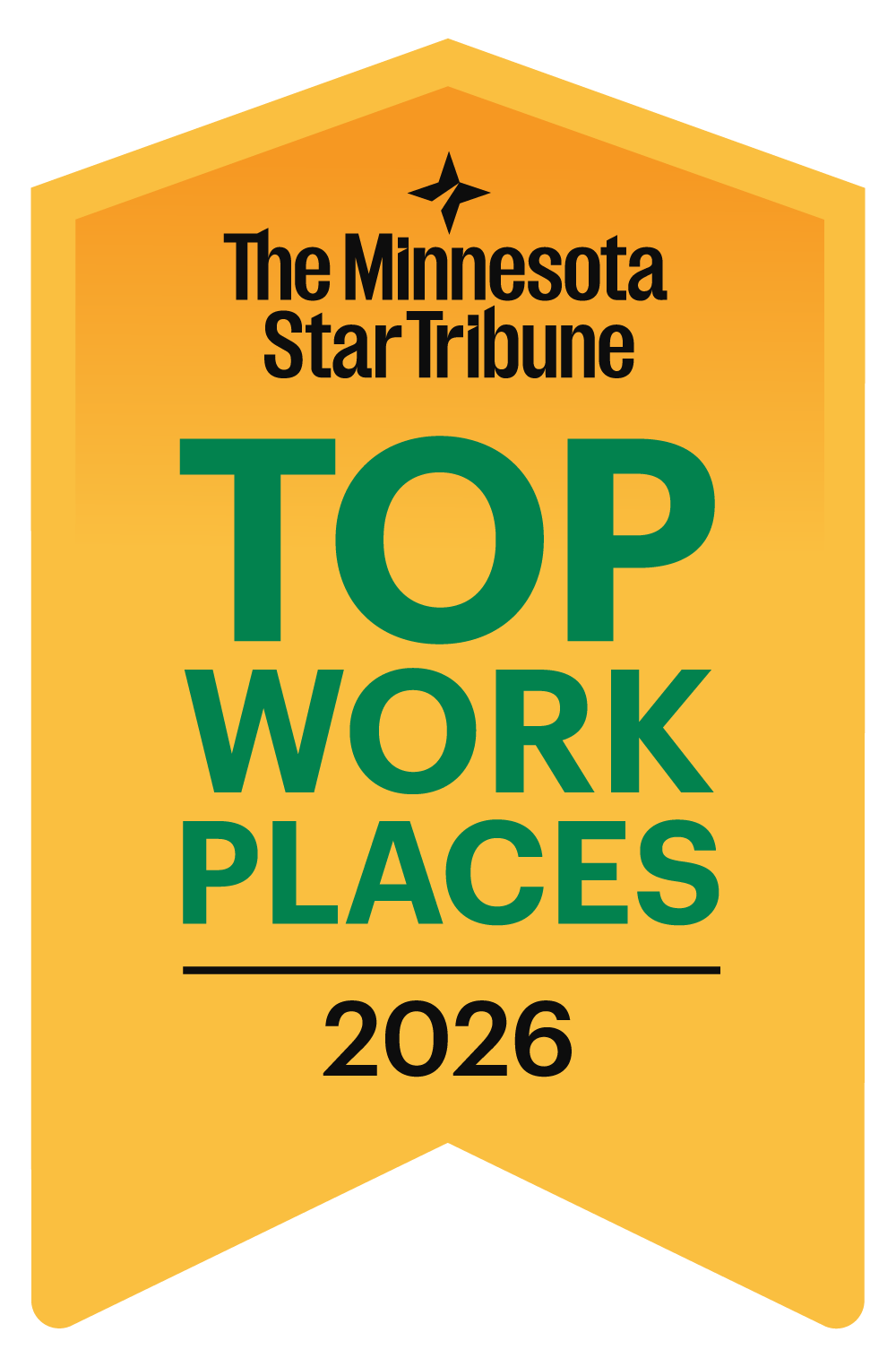 Top 200 workplace badge 2026