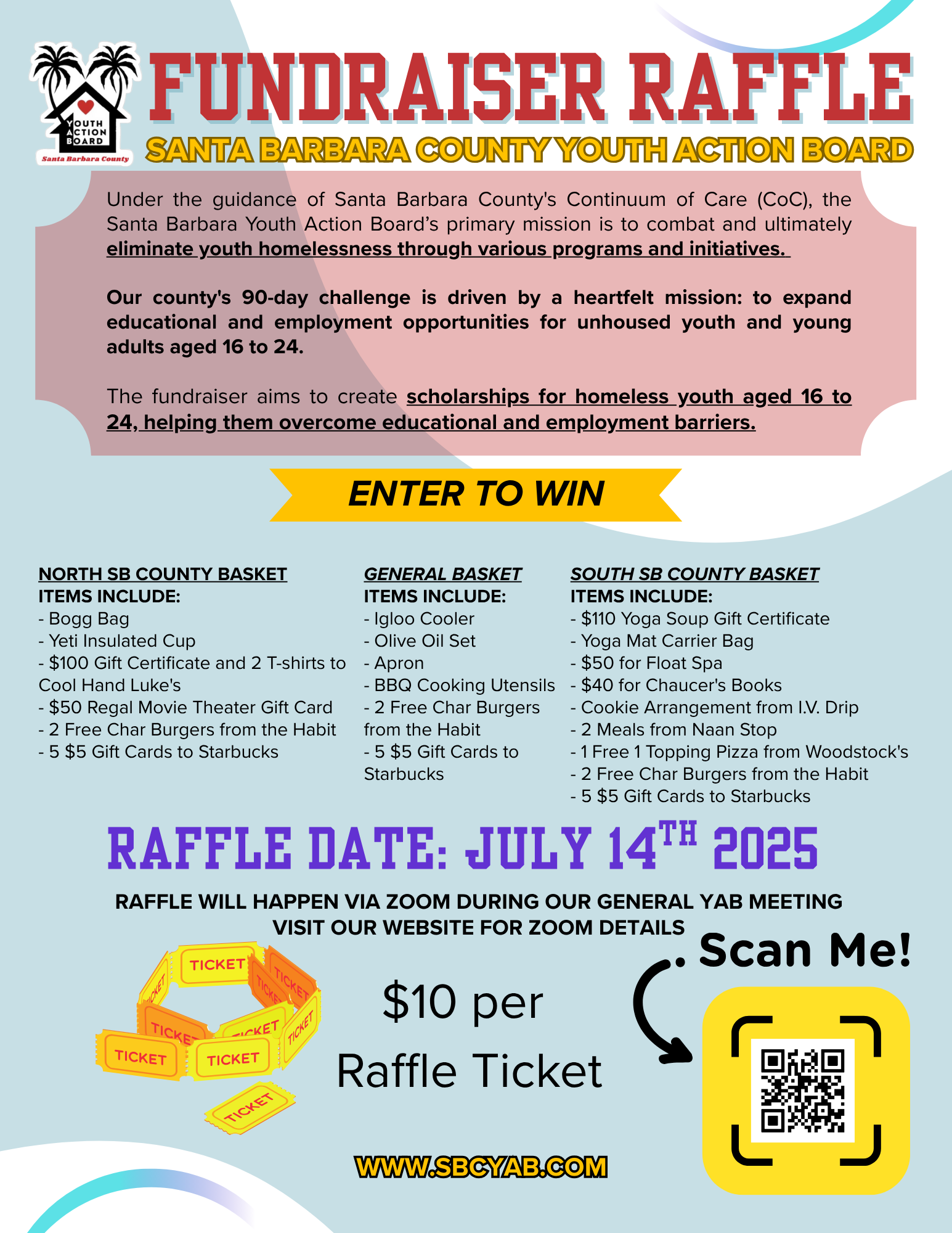 90 Day Challenge Raffle Fundraiser