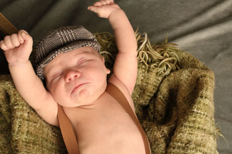 Newborn photography session sample